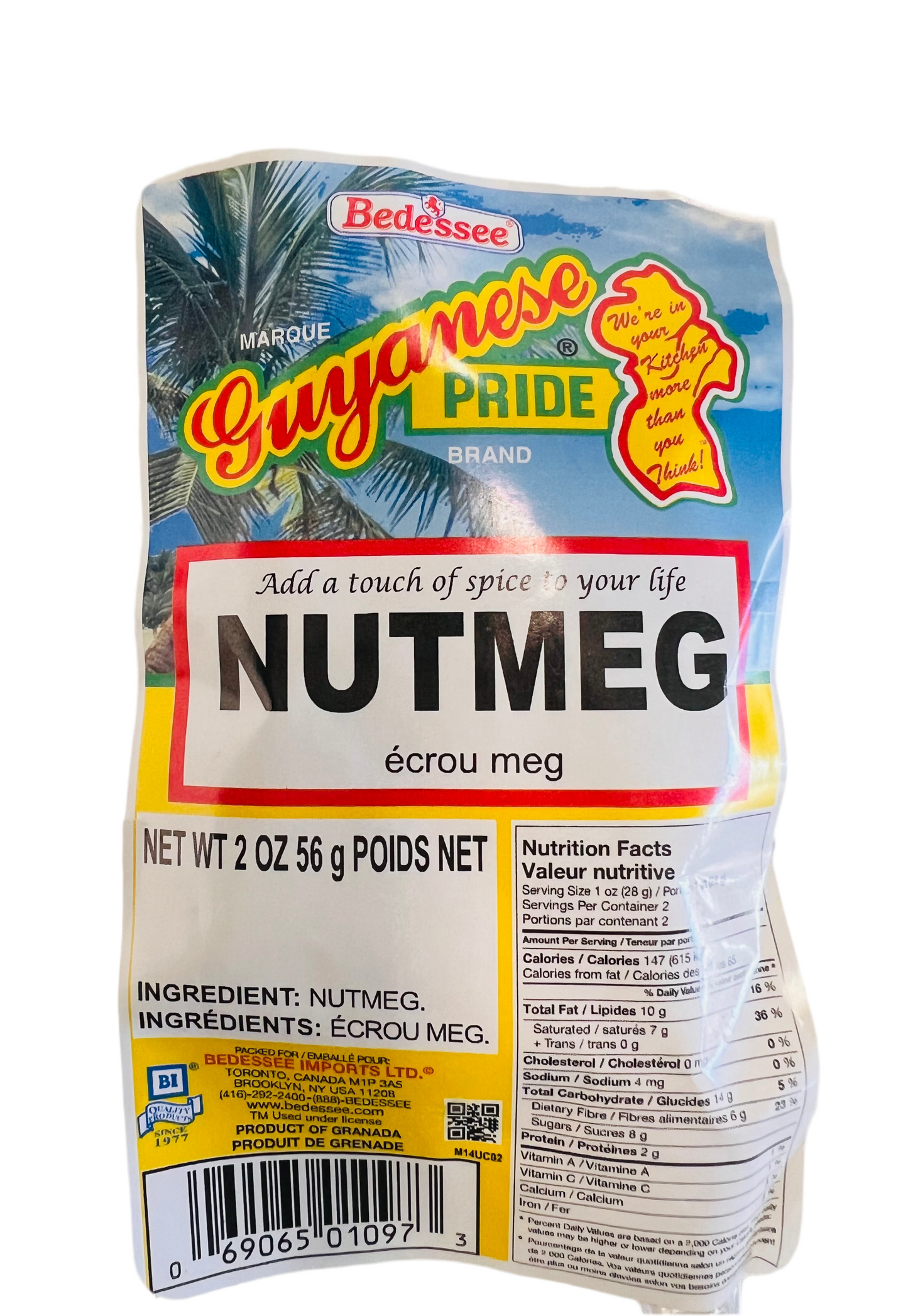 Guyanese Pride Nutmeg 2oz