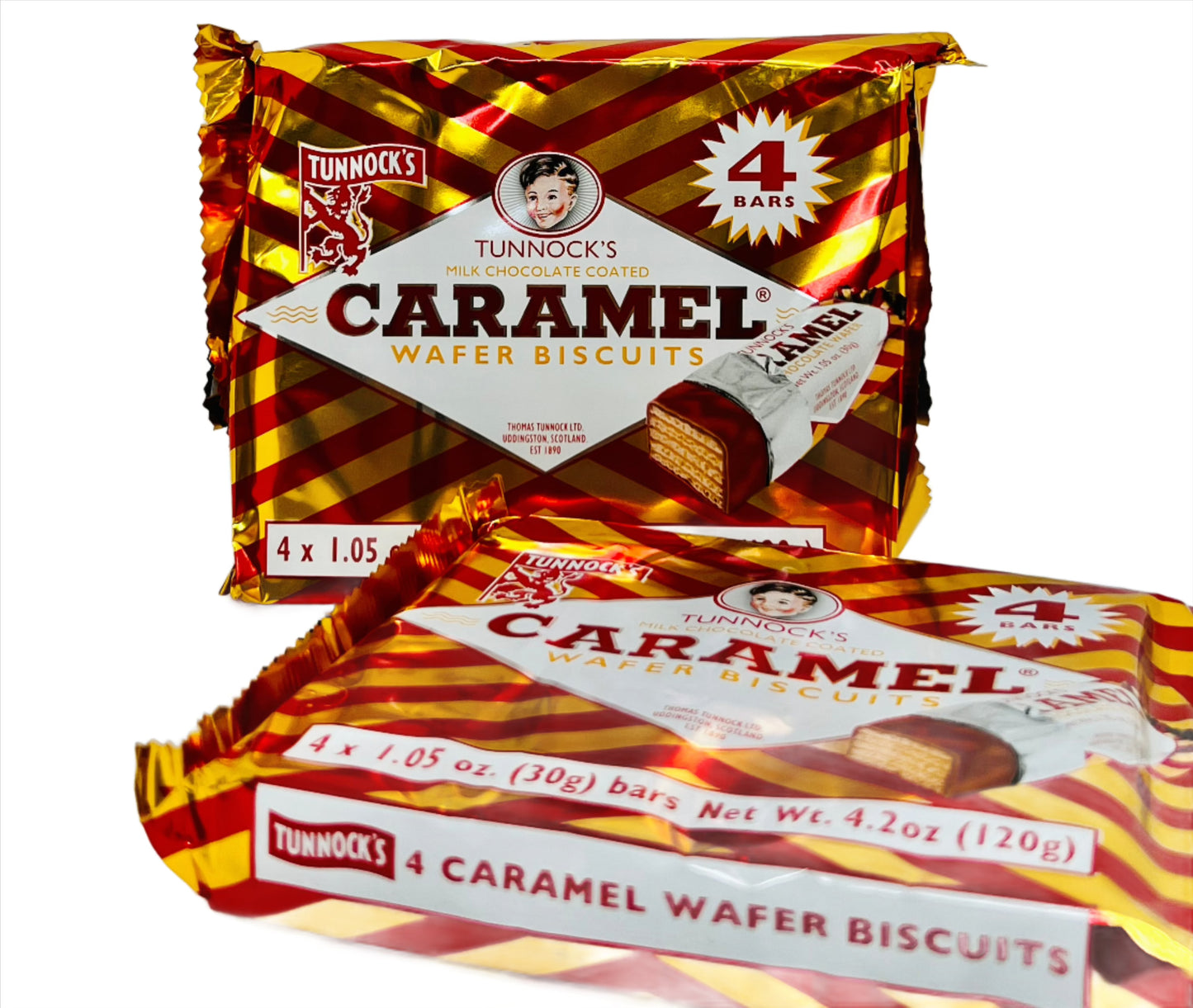 Caramel Wafer 4-Pack 4.2oz