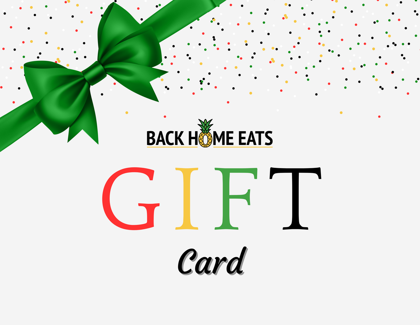 Back Home Eats eGift Card