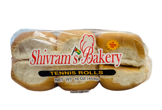 Shivram's Tennis Rolls - White - 6pk (Egg-free)