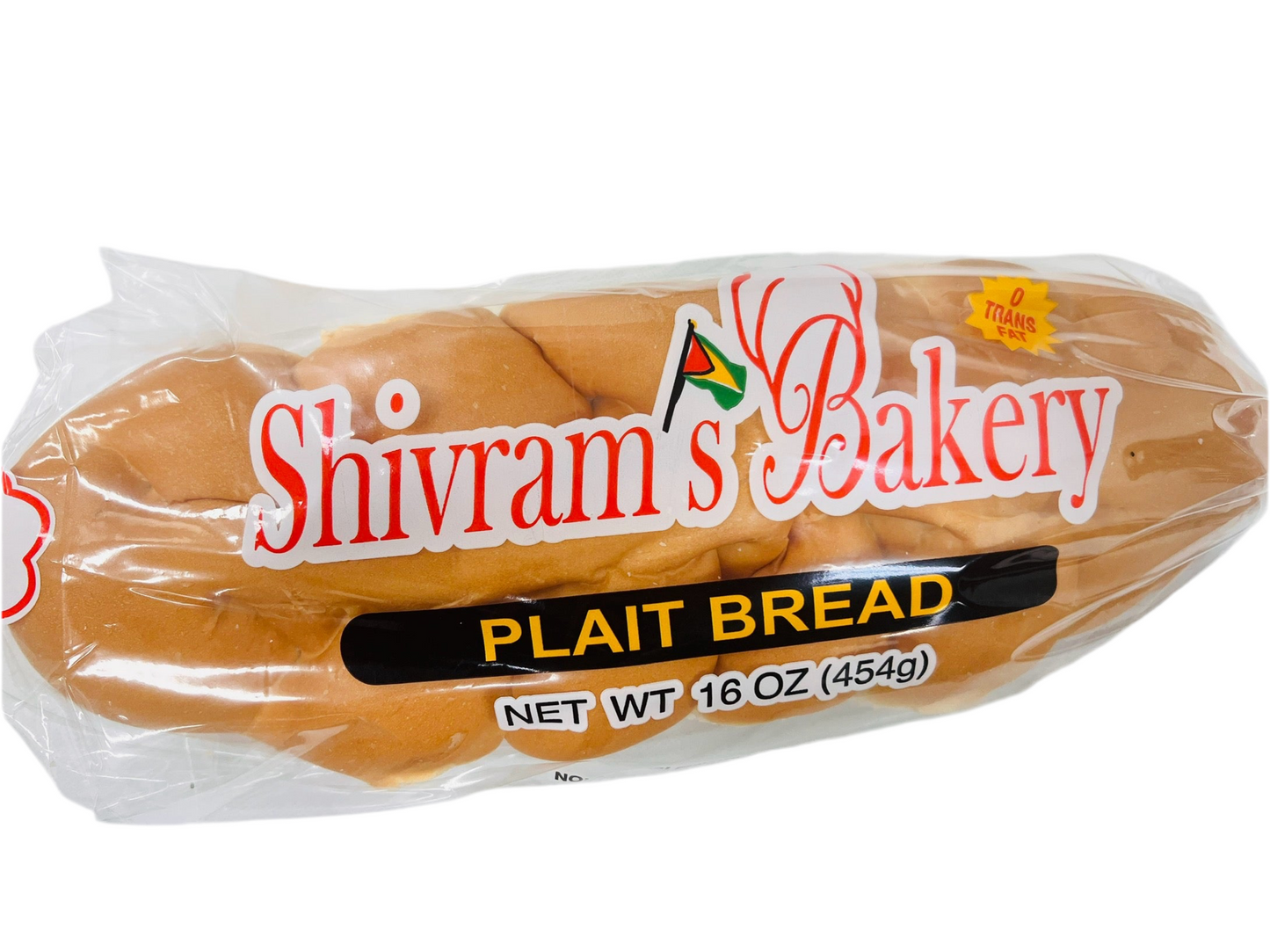 Shivram's Plait Bread - White 1pk (Egg-free)